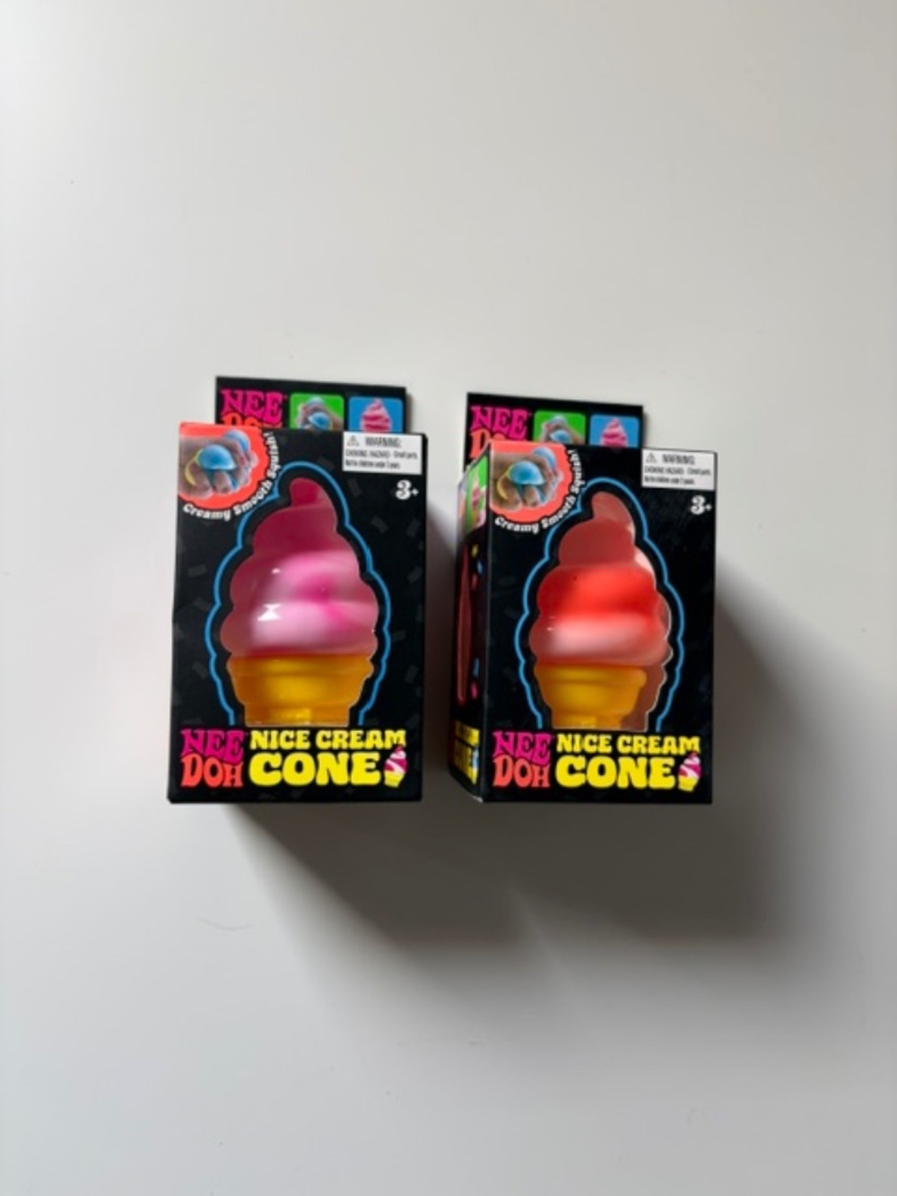 Schylling NeeDoh Nice Cream Cone Squishy Stress Ball Sensory Fidget Nee Doh Toy